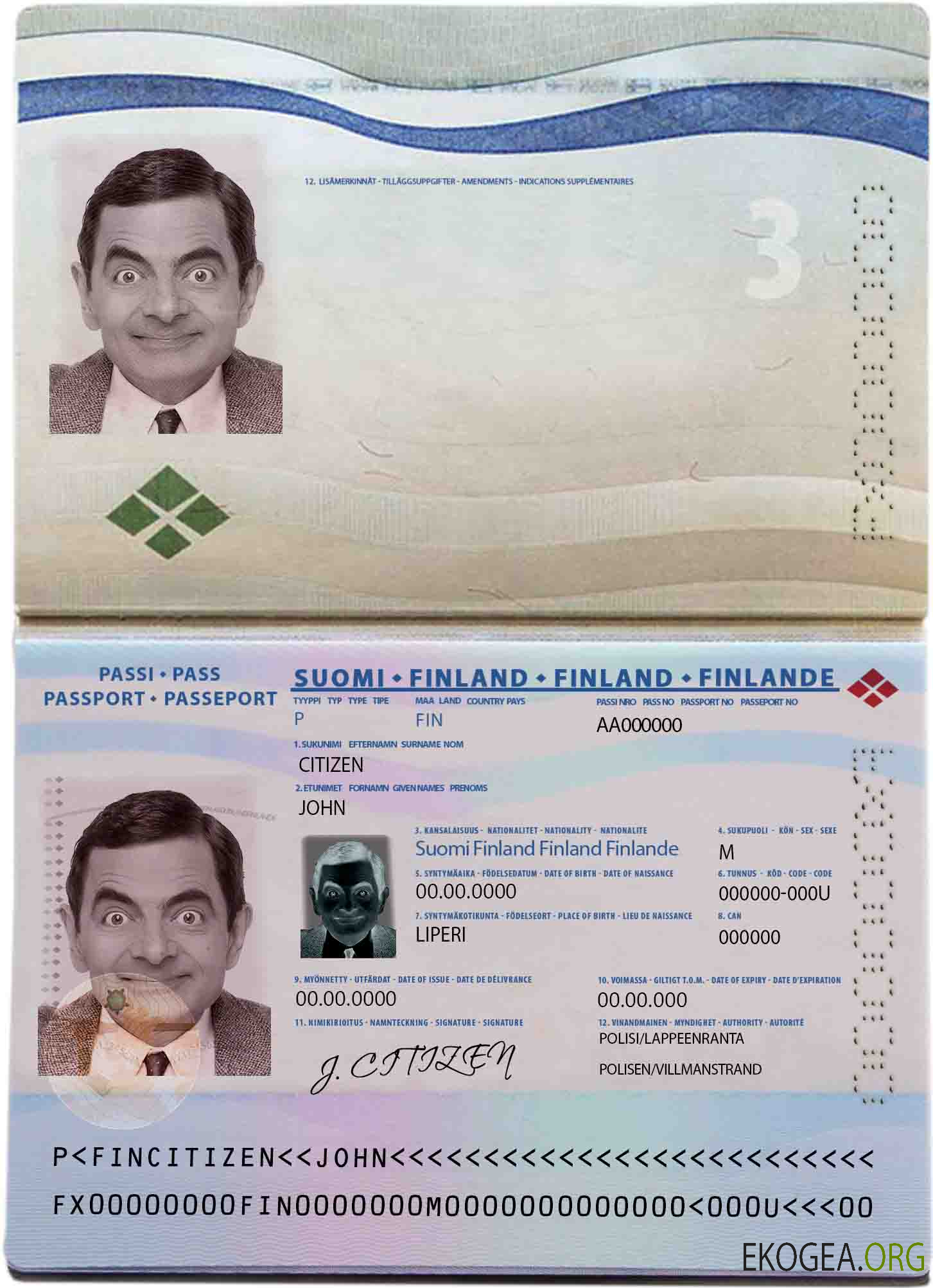 Passeport finlandais